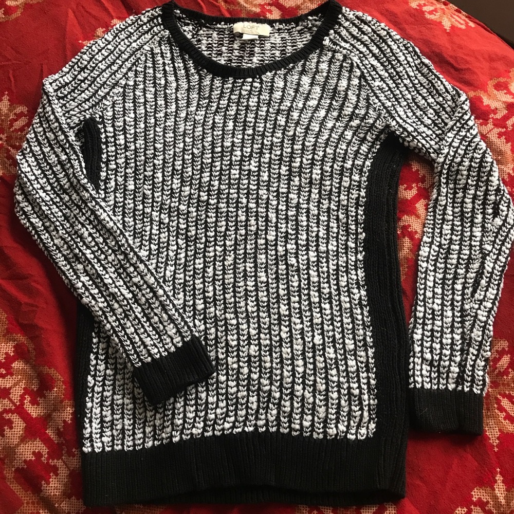 Black and White Sweater
